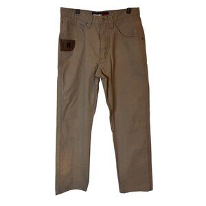 Wrangler Riggs 30X32 Workwear Mens Pants Cotton/Polyester Blend Khaki Durable